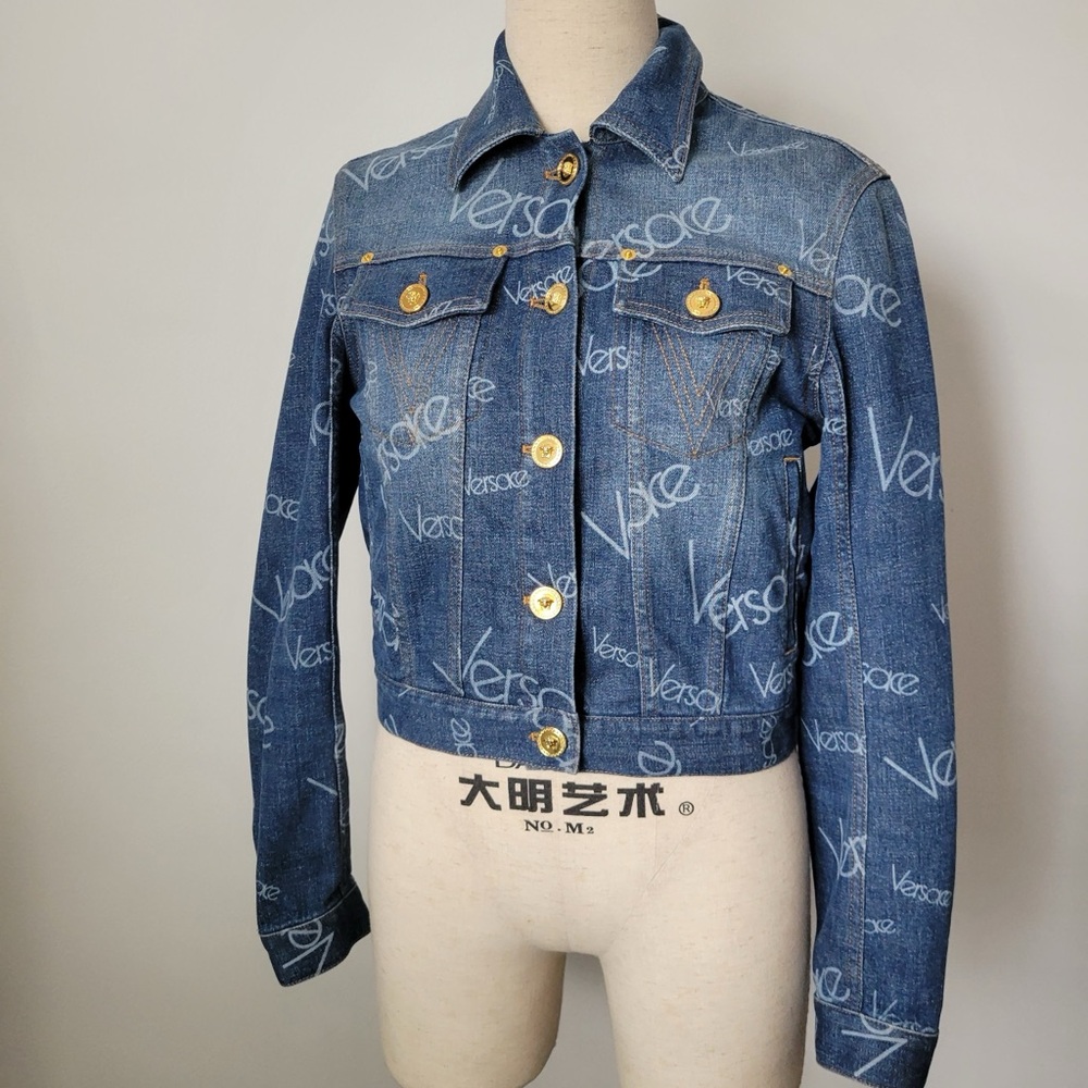 Versace Blue Denim Jacket